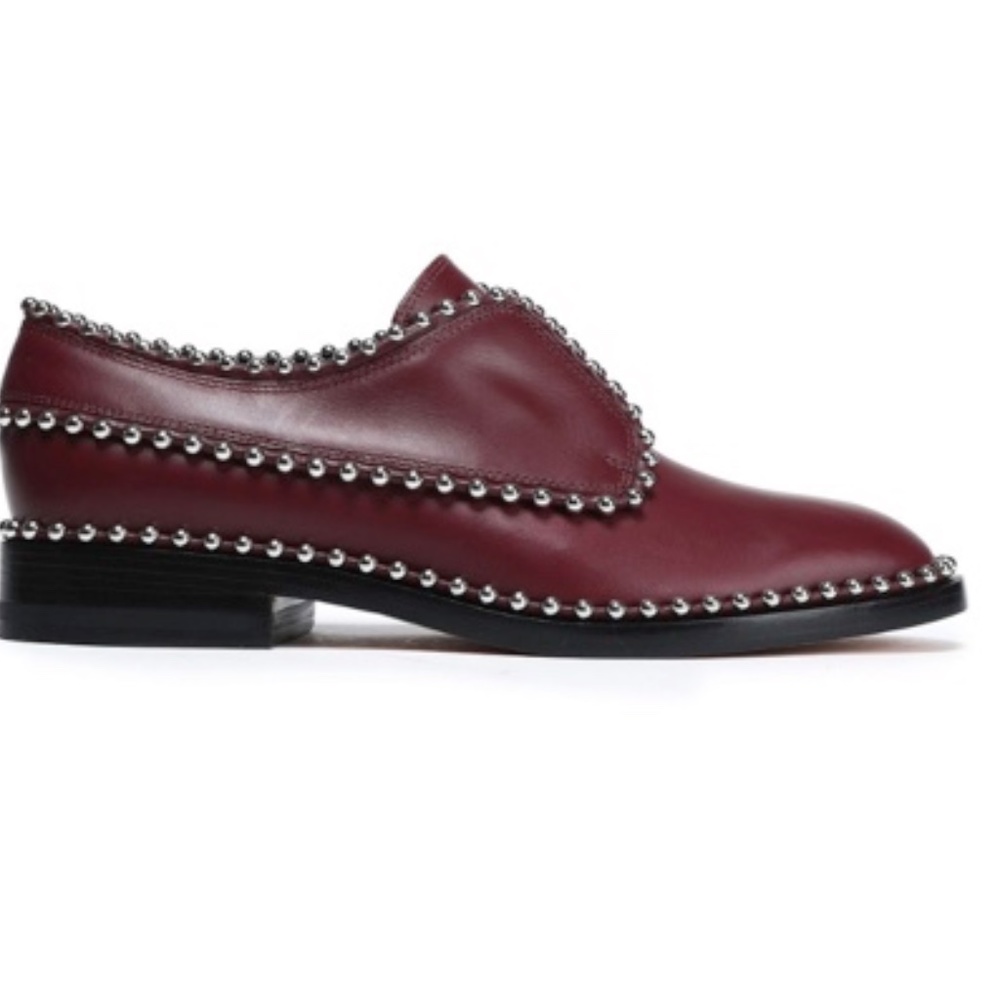 Alexander Wang Wendie Studded Leather Brogues EUC